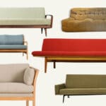 canapé vintage écologique